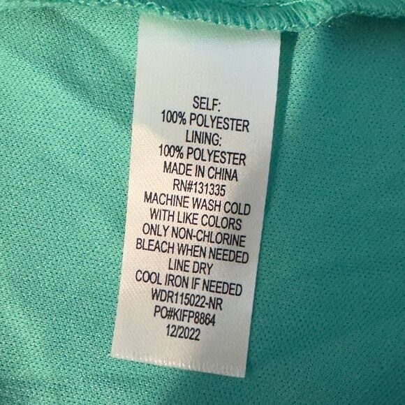 Socialite Ruffle Print Wrap Midi Dress Kelly Green Floral Women's Sz XS NWOT - Picture 6 of 7